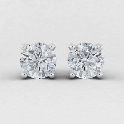 Lab-Grown Diamond Stud Earrings (4ct & 5ct)