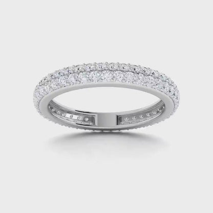 1.00ct Lab Grown Diamond Eternity Band Ring