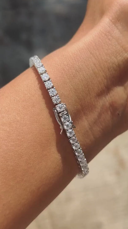 Pulsera de tenis con diamantes cultivados en laboratorio (3,00 ct-10,00 ct)