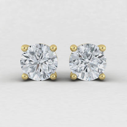 Lab-Grown Diamond Stud Earrings (4ct & 5ct)