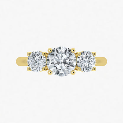 1.00ct Lab Grown Diamond Trilogy Ring